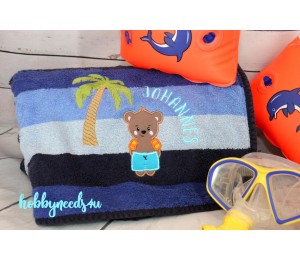 Stickdatei - zARTbesaitet - Schwimmbär